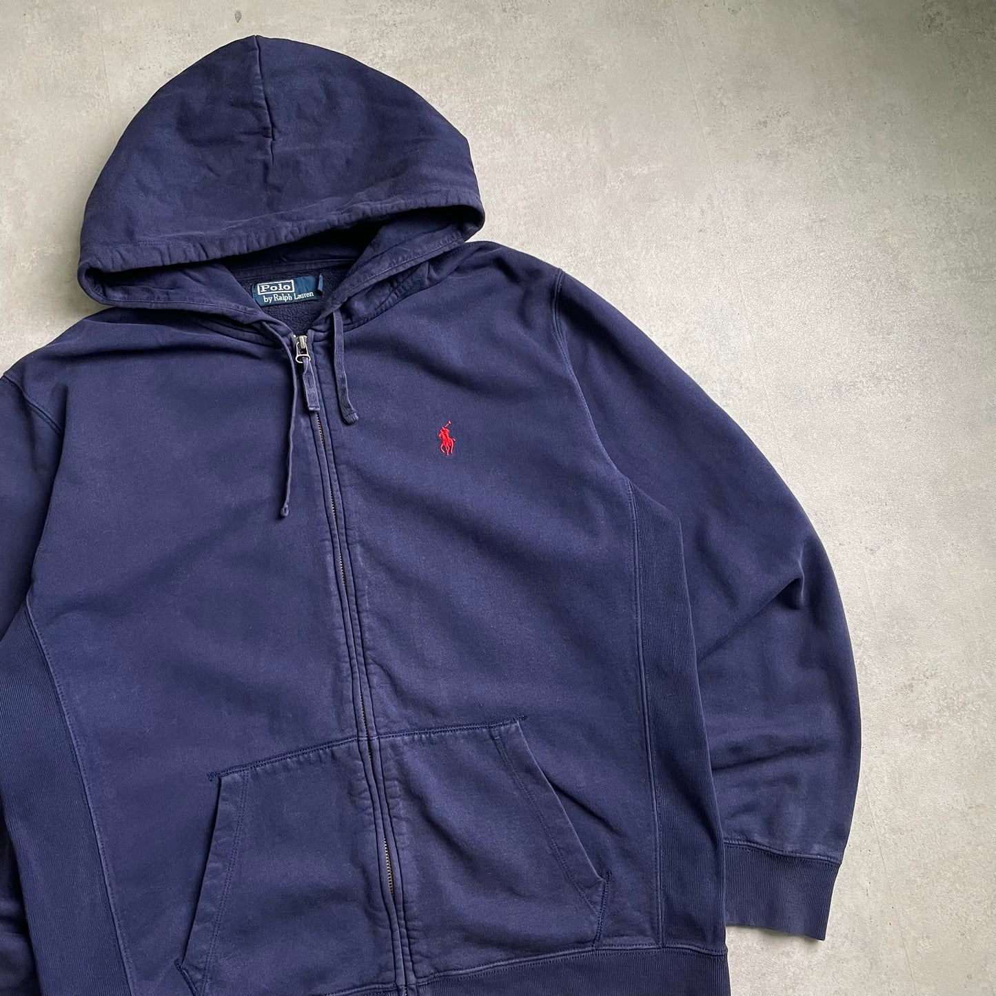 Ralph Lauren sötétkék zip-up hoodie