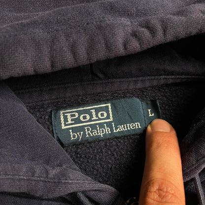 Ralph Lauren sötétkék zip-up hoodie