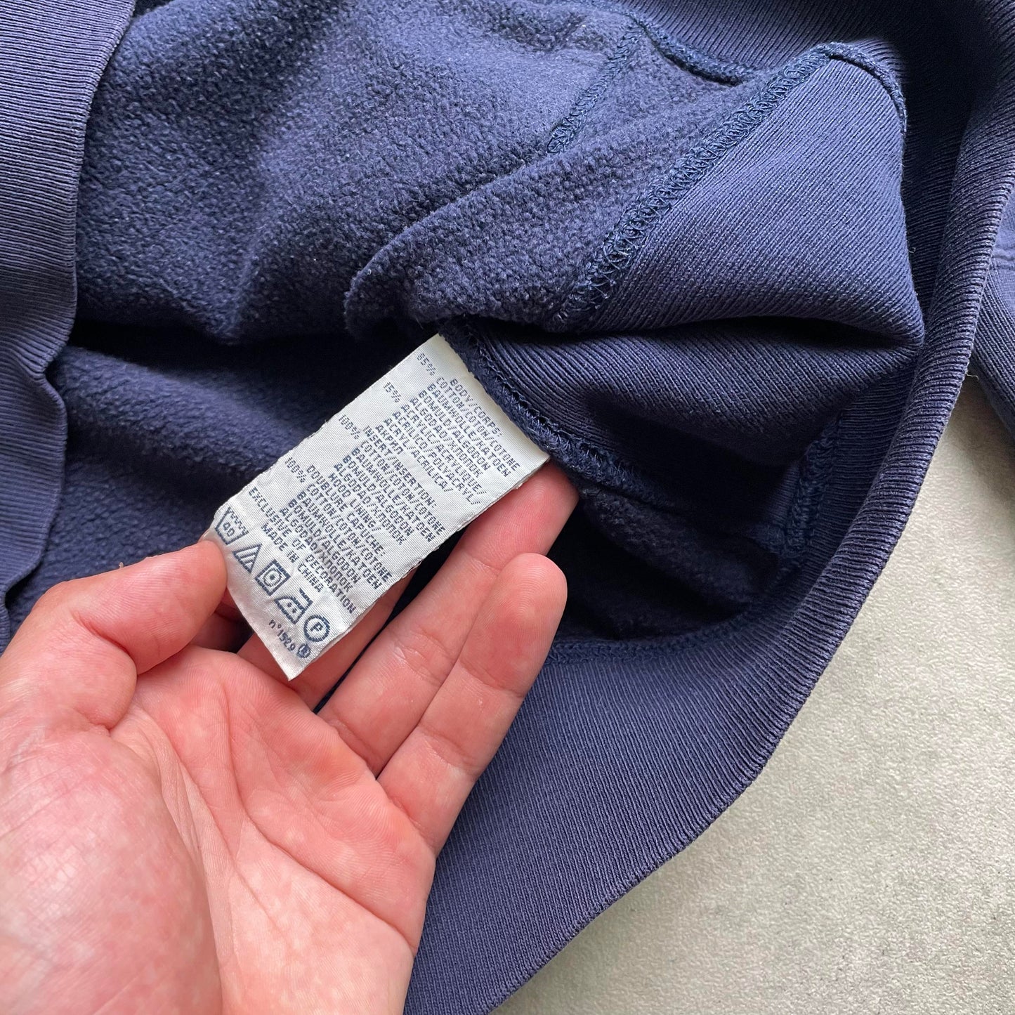 Ralph Lauren sötétkék zip-up hoodie
