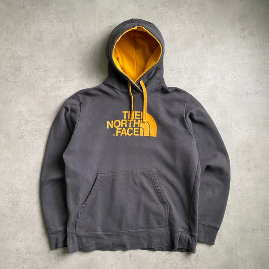 The North Face szürke big logo hoodie