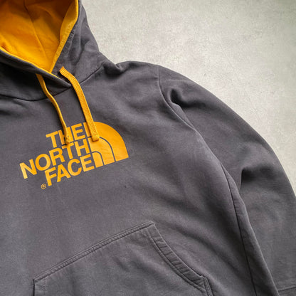 The North Face szürke big logo hoodie