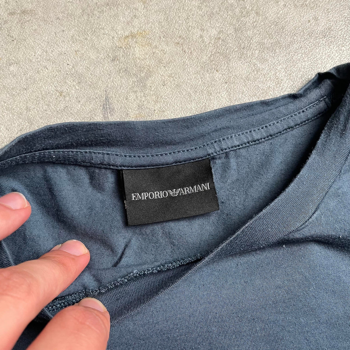Emporio Armani big logo póló