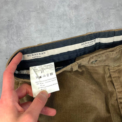Burberry barna kordbársony nadrág