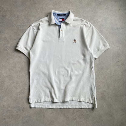 Tommy Hilfiger nagy logós fehér pólóing