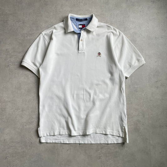 Tommy Hilfiger nagy logós fehér pólóing