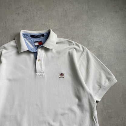 Tommy Hilfiger nagy logós fehér pólóing