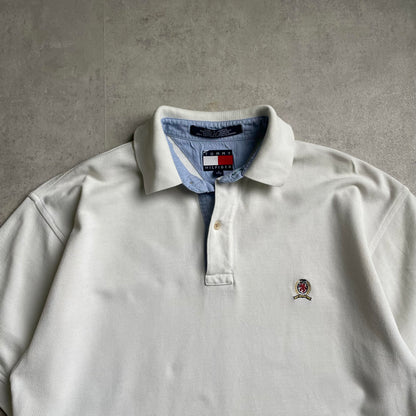Tommy Hilfiger nagy logós fehér pólóing