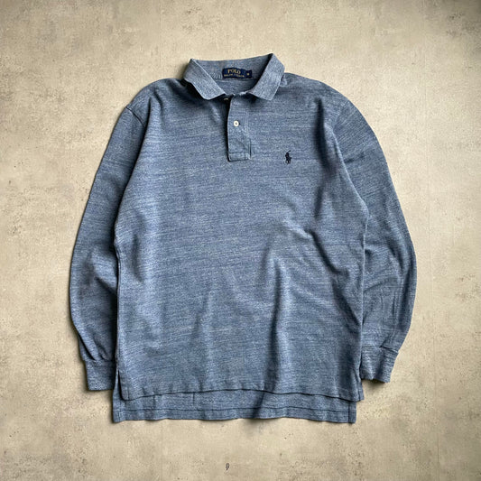Ralph Lauren türkizkék galléros longsleeve