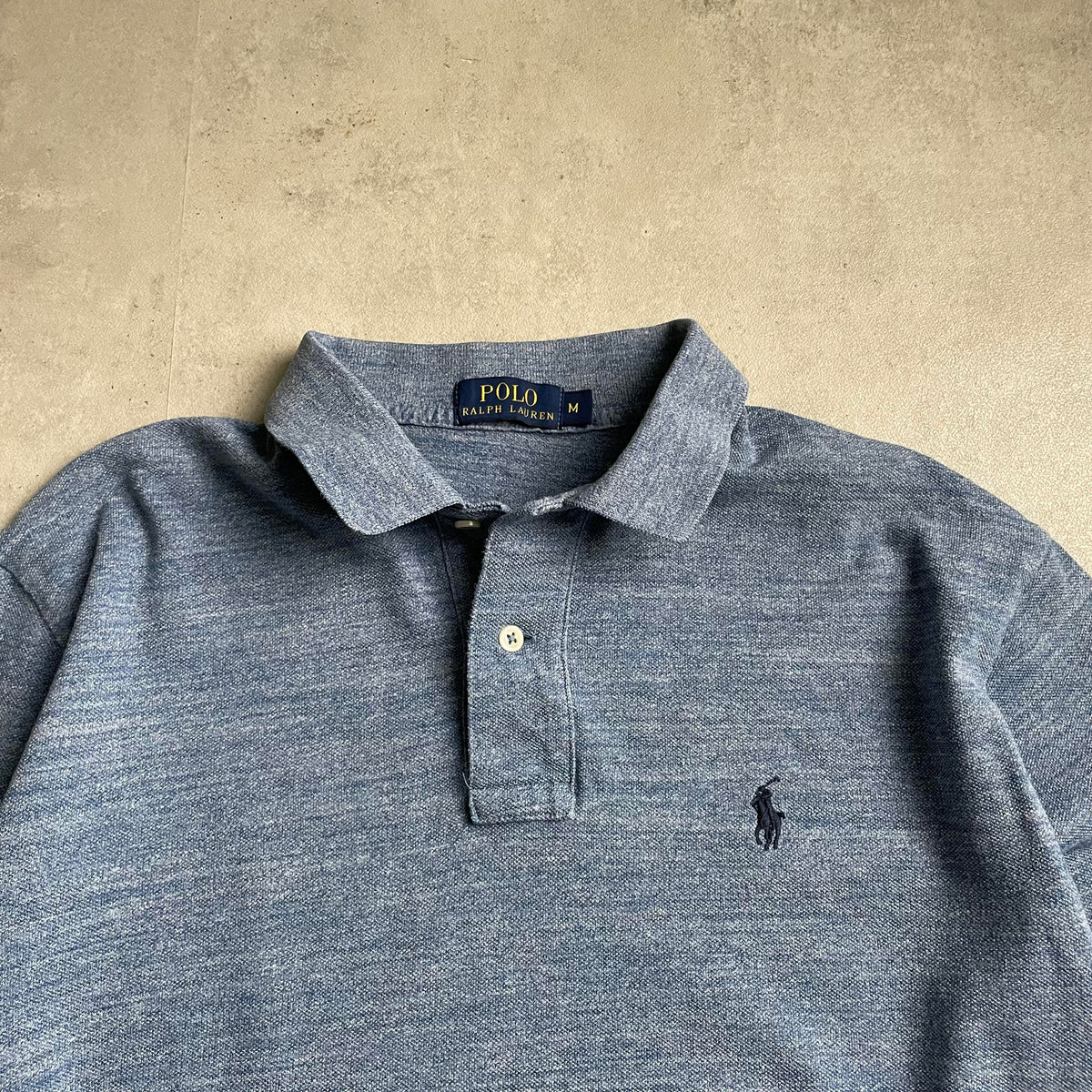 Ralph Lauren türkizkék galléros longsleeve