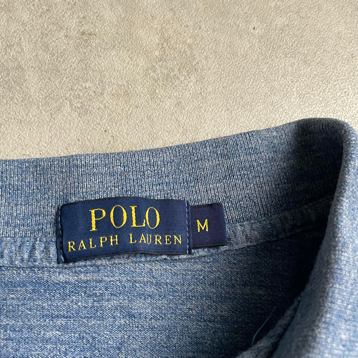 Ralph Lauren türkizkék galléros longsleeve