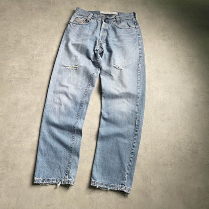 Diesel vintage világoskék szaggatott farmernadrág