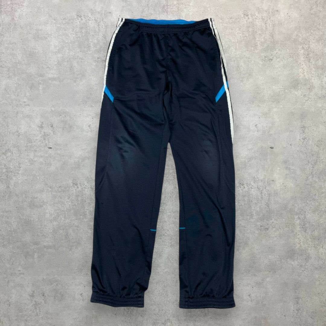 Adidas sötétkék-türkiz melegítőnadrág
