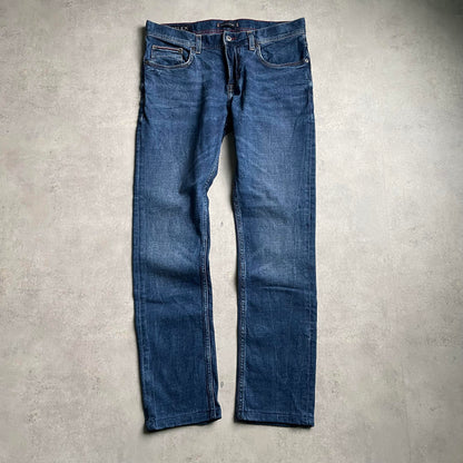 Tommy Hilfiger Flex kék straight fit farmernadrág