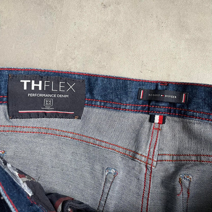Tommy Hilfiger Flex kék straight fit farmernadrág