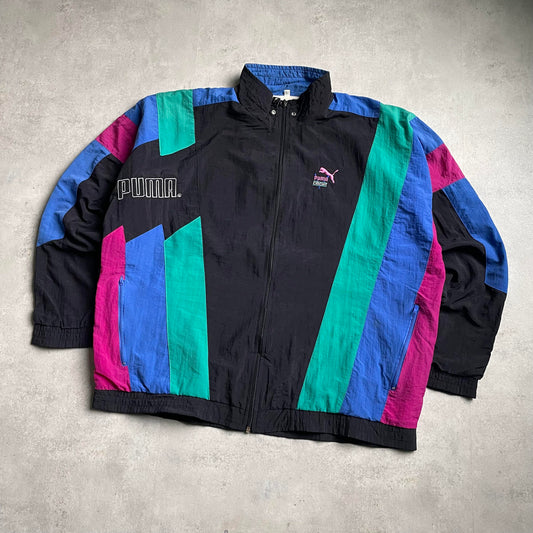 Vintage Puma colorblock dzseki