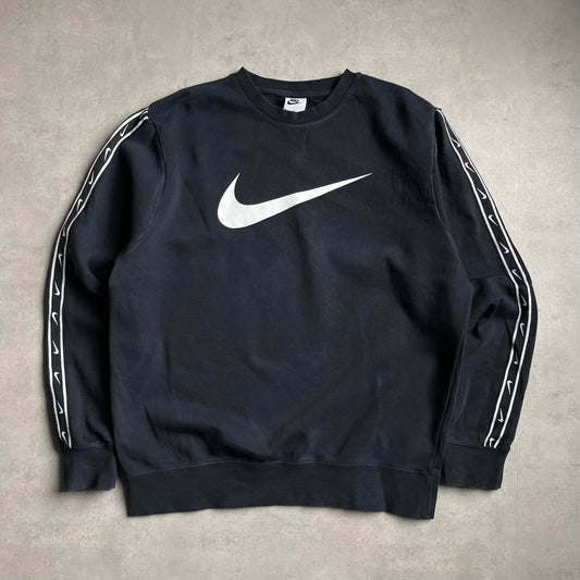 Nike fekete mini swoosh crewneck