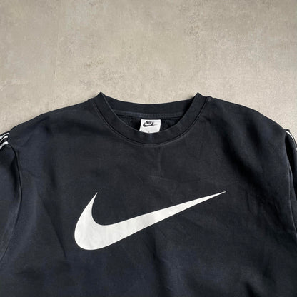 Nike fekete mini swoosh crewneck