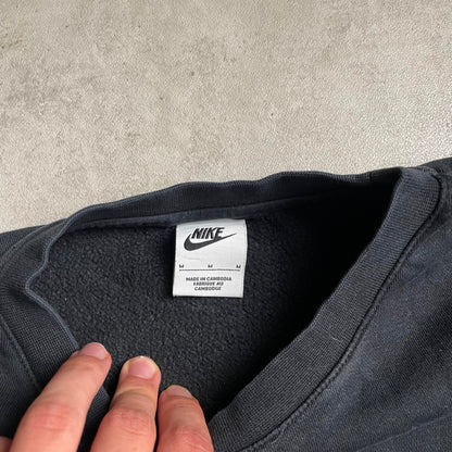 Nike fekete mini swoosh crewneck