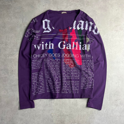 John Galliano Gazette style longsleeve
