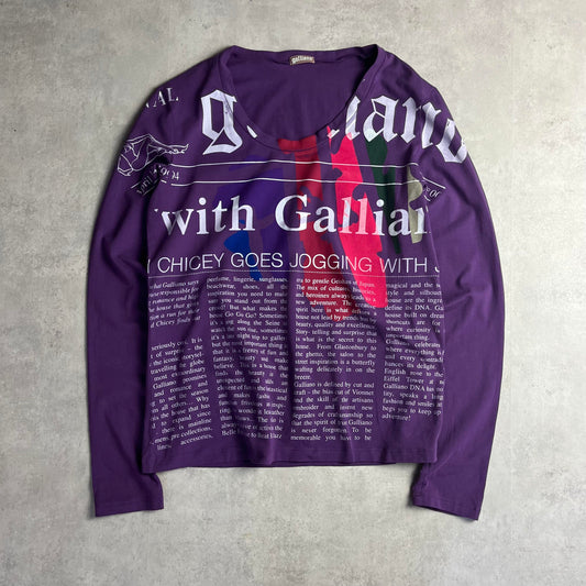 John Galliano Gazette style longsleeve