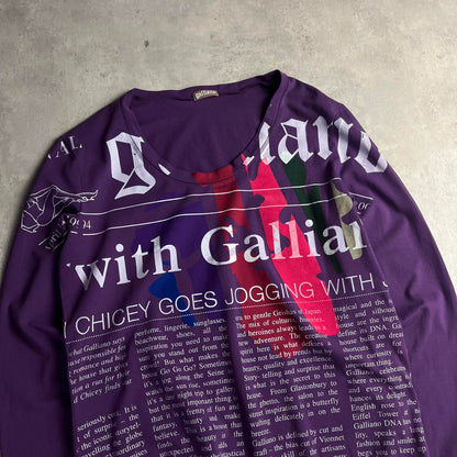 John Galliano Gazette style longsleeve