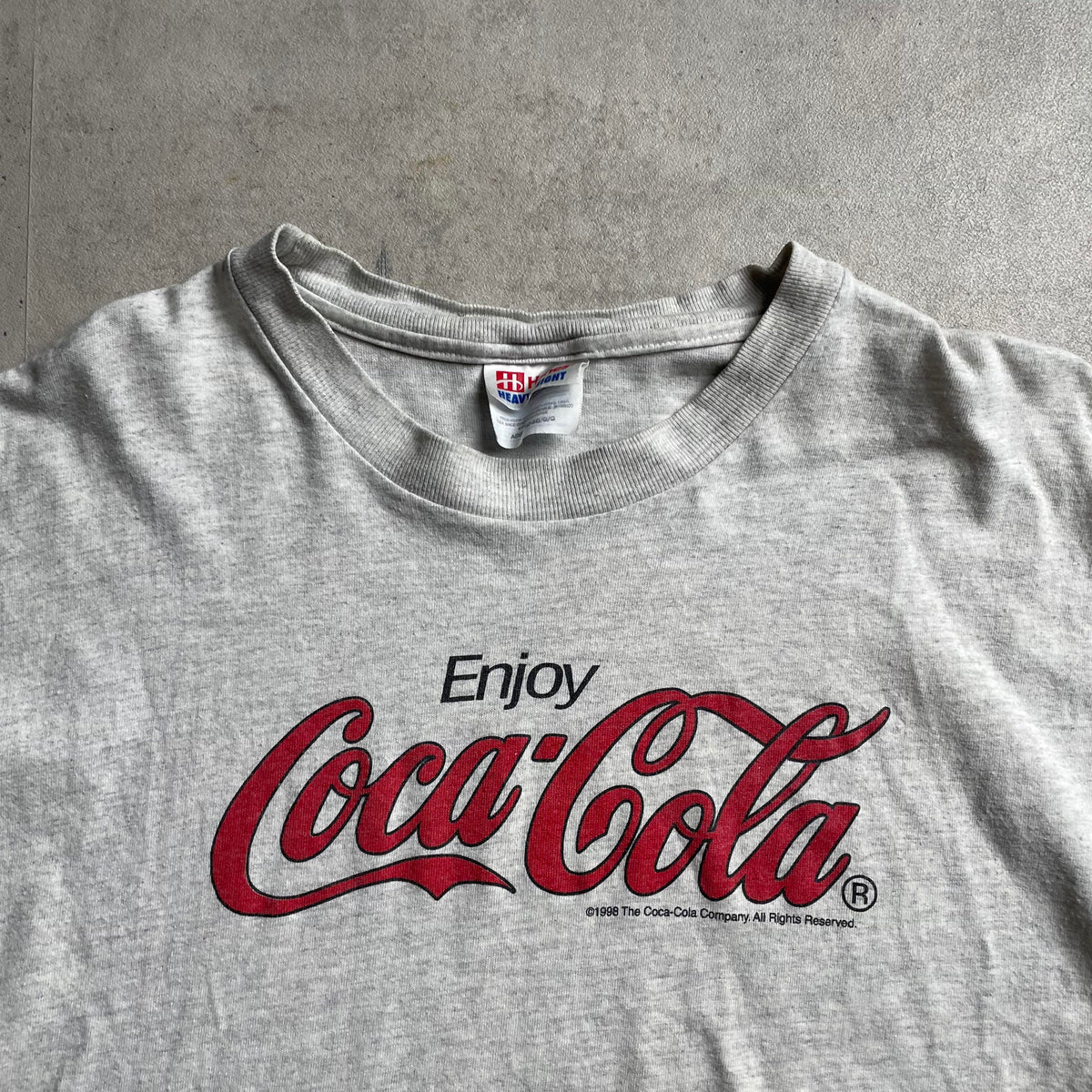 Vintage 90's Hanes Coca Cola cropped póló