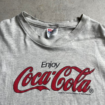 Vintage 90's Hanes Coca Cola cropped póló