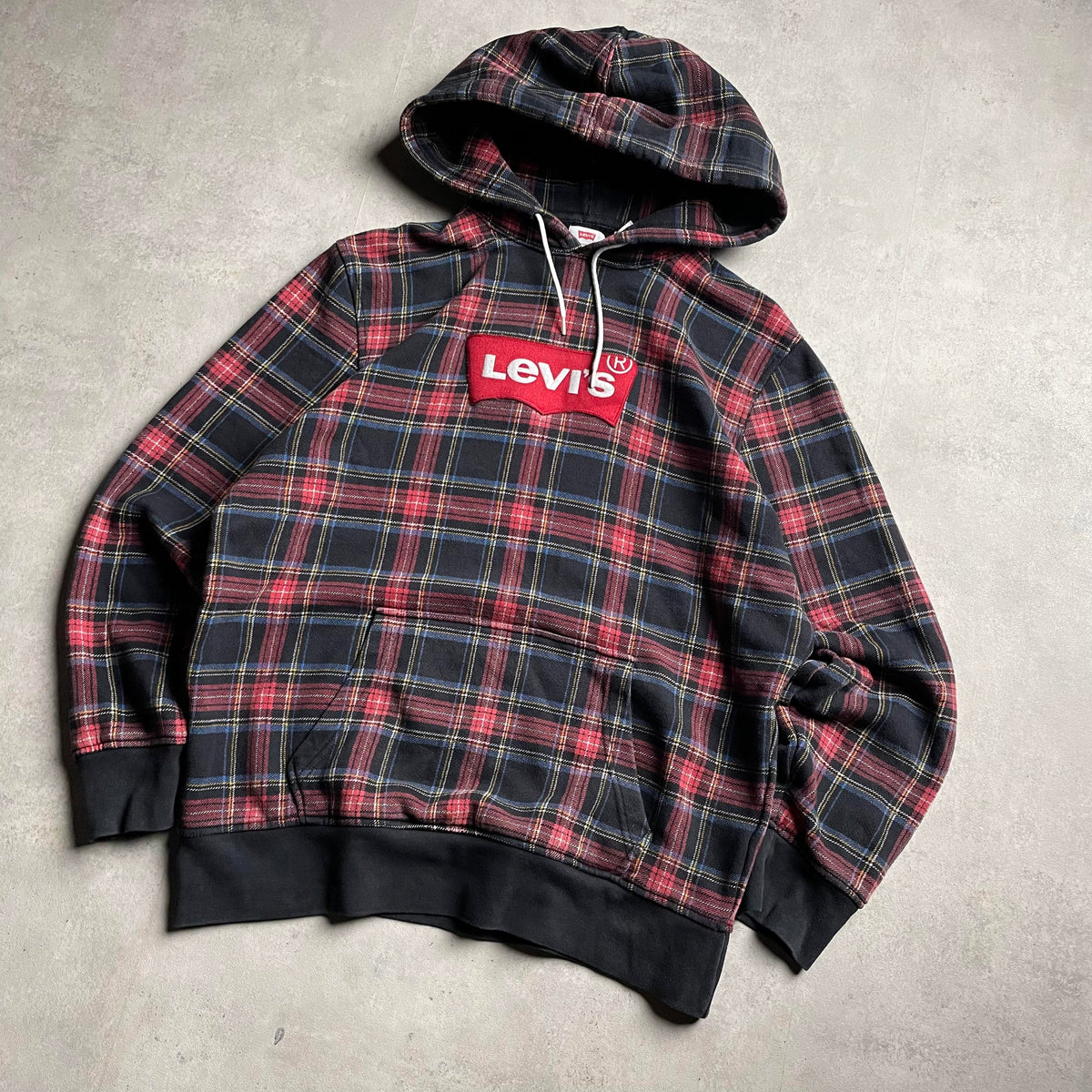 Levi's skótkockás hoodie