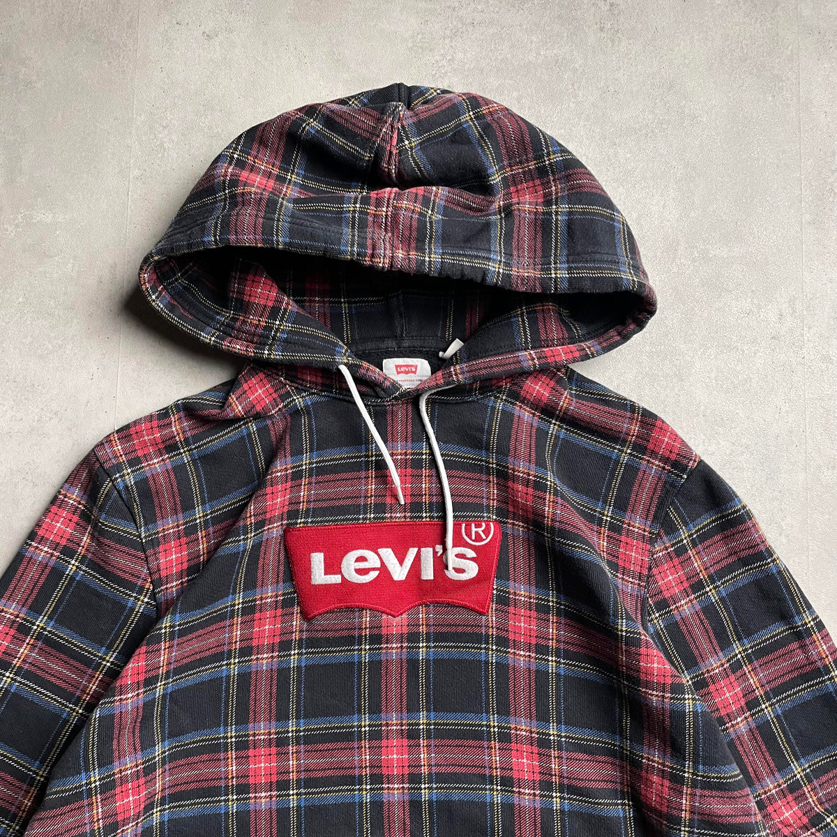 Levi's skótkockás hoodie