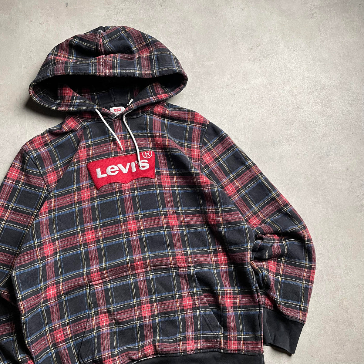 Levi's skótkockás hoodie