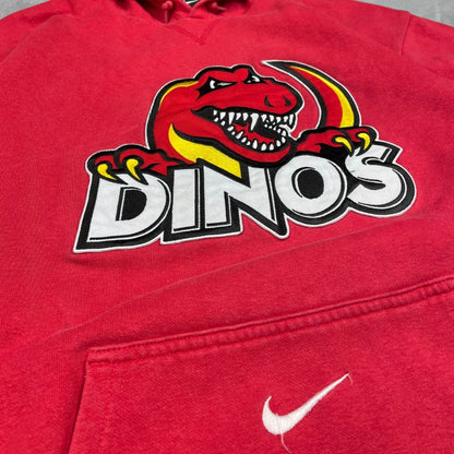 Vintage Nike Dinos kapucnis pulóver
