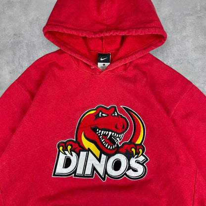 Vintage Nike Dinos kapucnis pulóver