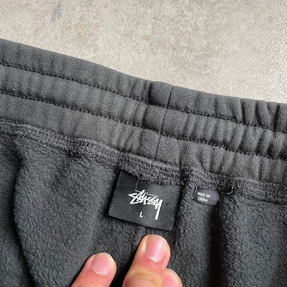 Stüssy fekete melegítőnadrág