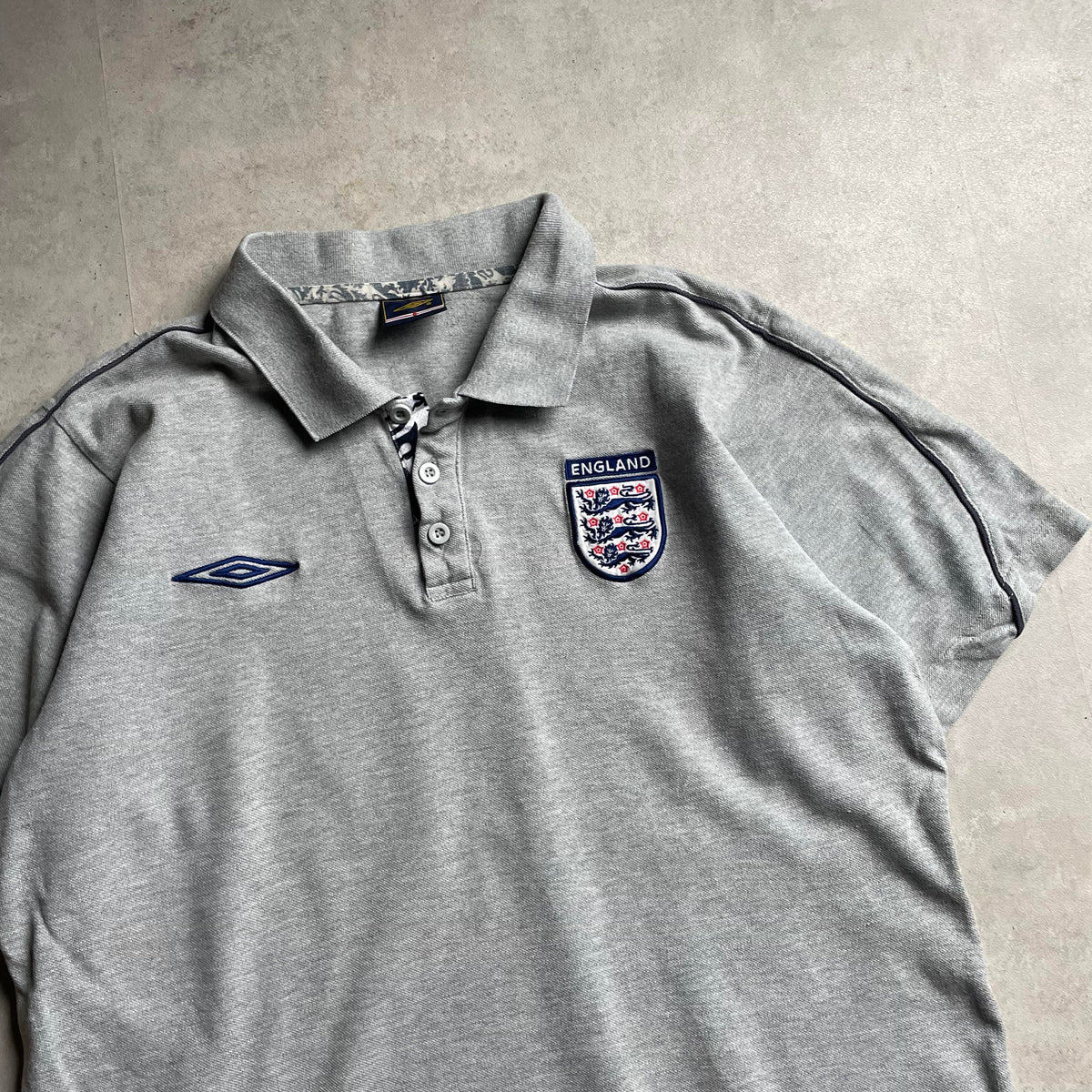 Umbro England galléros póló