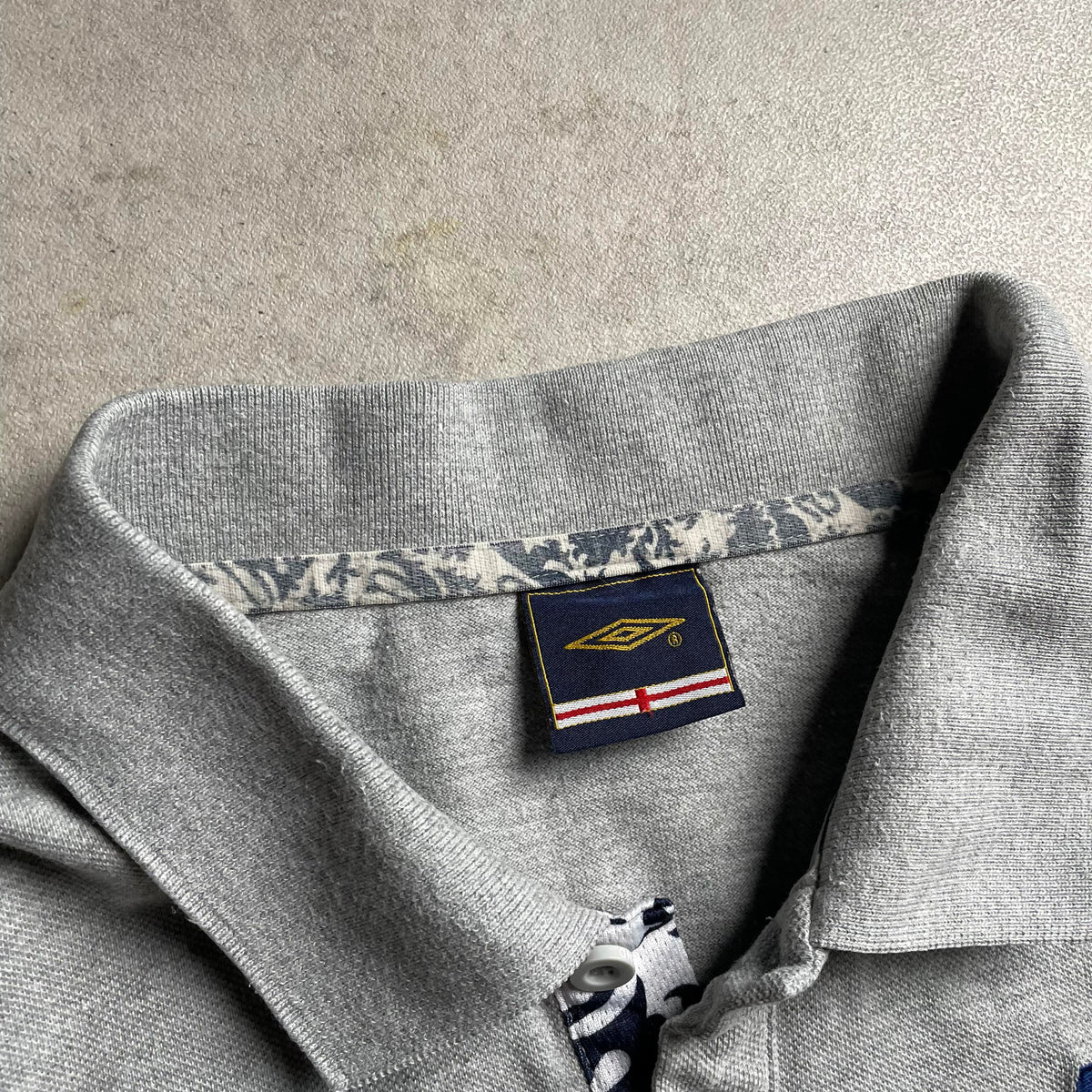 Umbro England galléros póló
