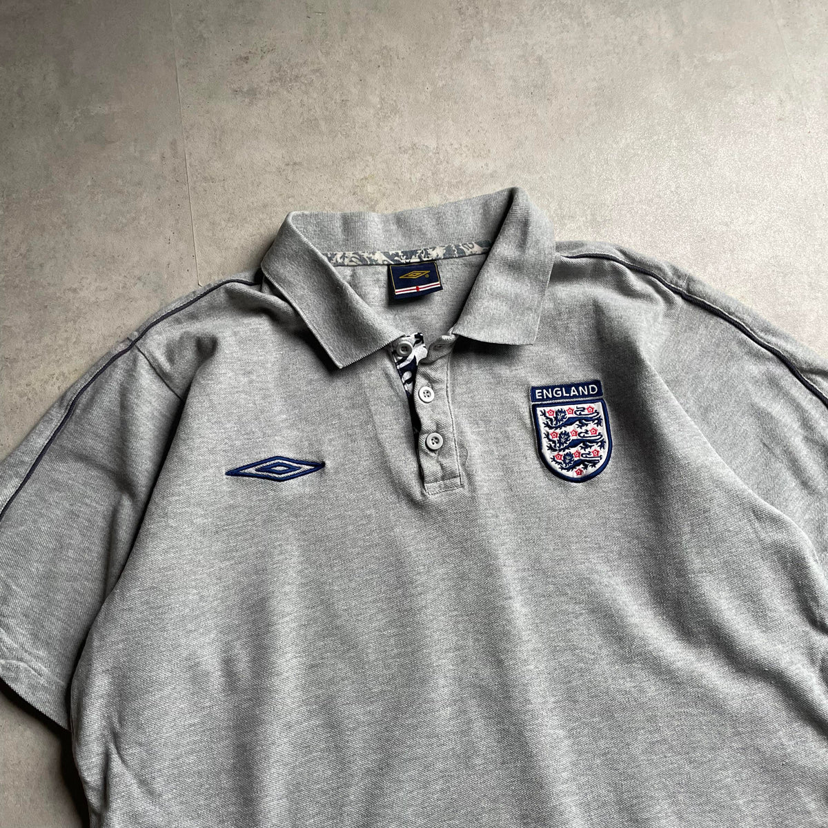 Umbro England galléros póló