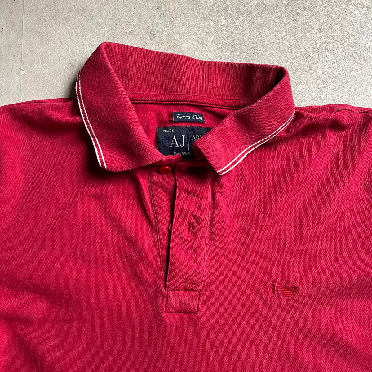 Armani Jeans piros pólóing