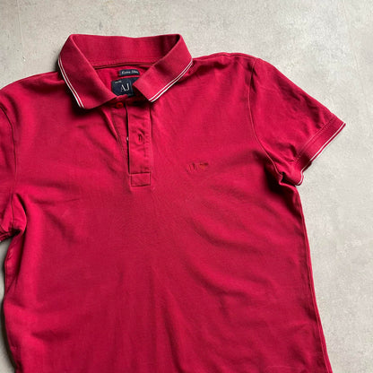 Armani Jeans piros pólóing