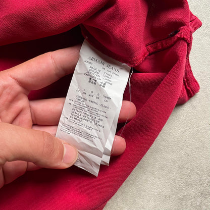 Armani Jeans piros pólóing