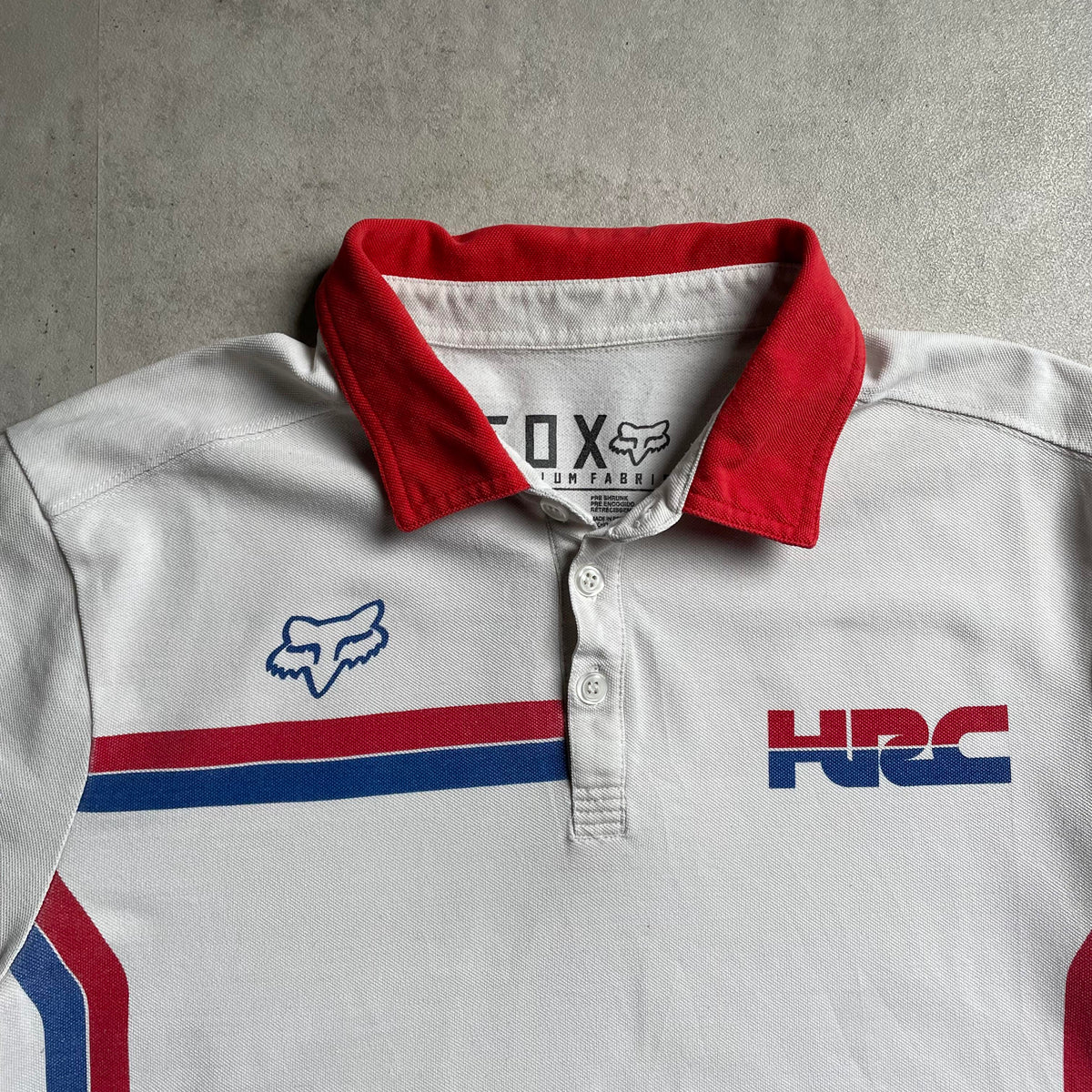 Vintage Fox x Honda Racing pólóing