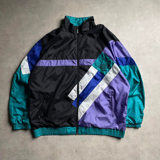 Vintage Adidas colorblock széldzseki