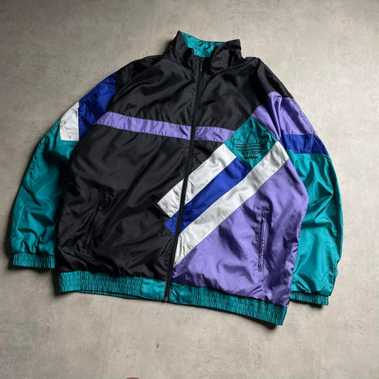 Vintage Adidas colorblock széldzseki