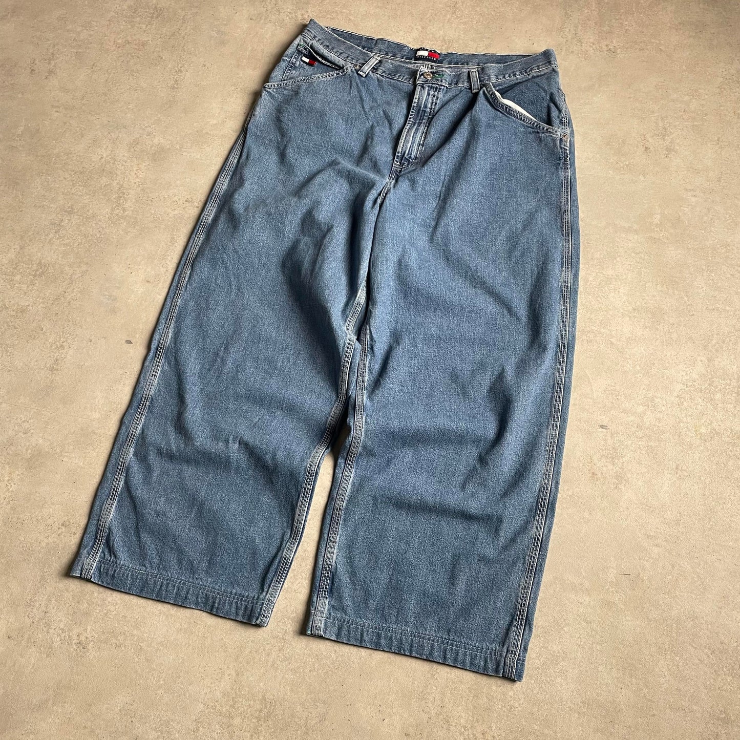 Vintage Tommy Hilfiger baggy farmernadrág