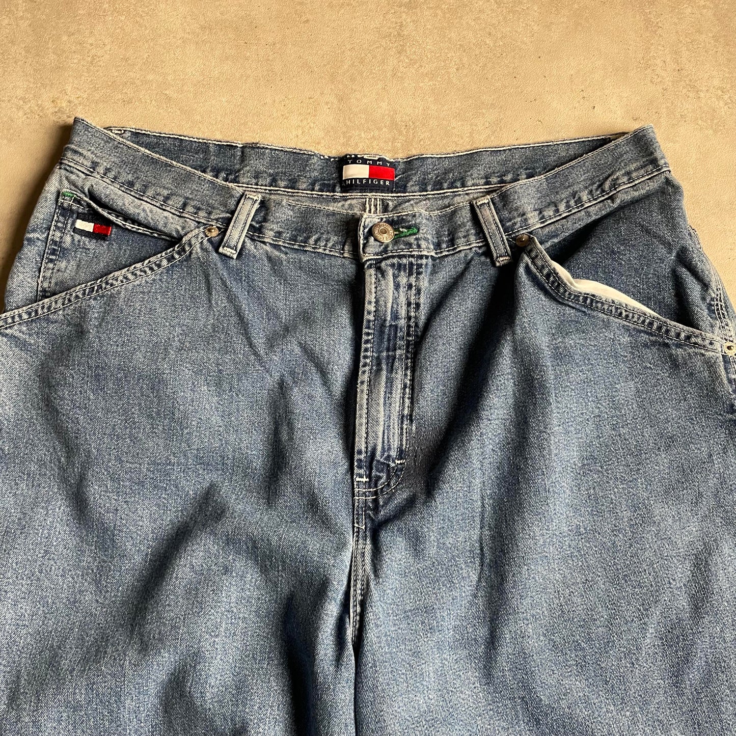 Vintage Tommy Hilfiger baggy farmernadrág