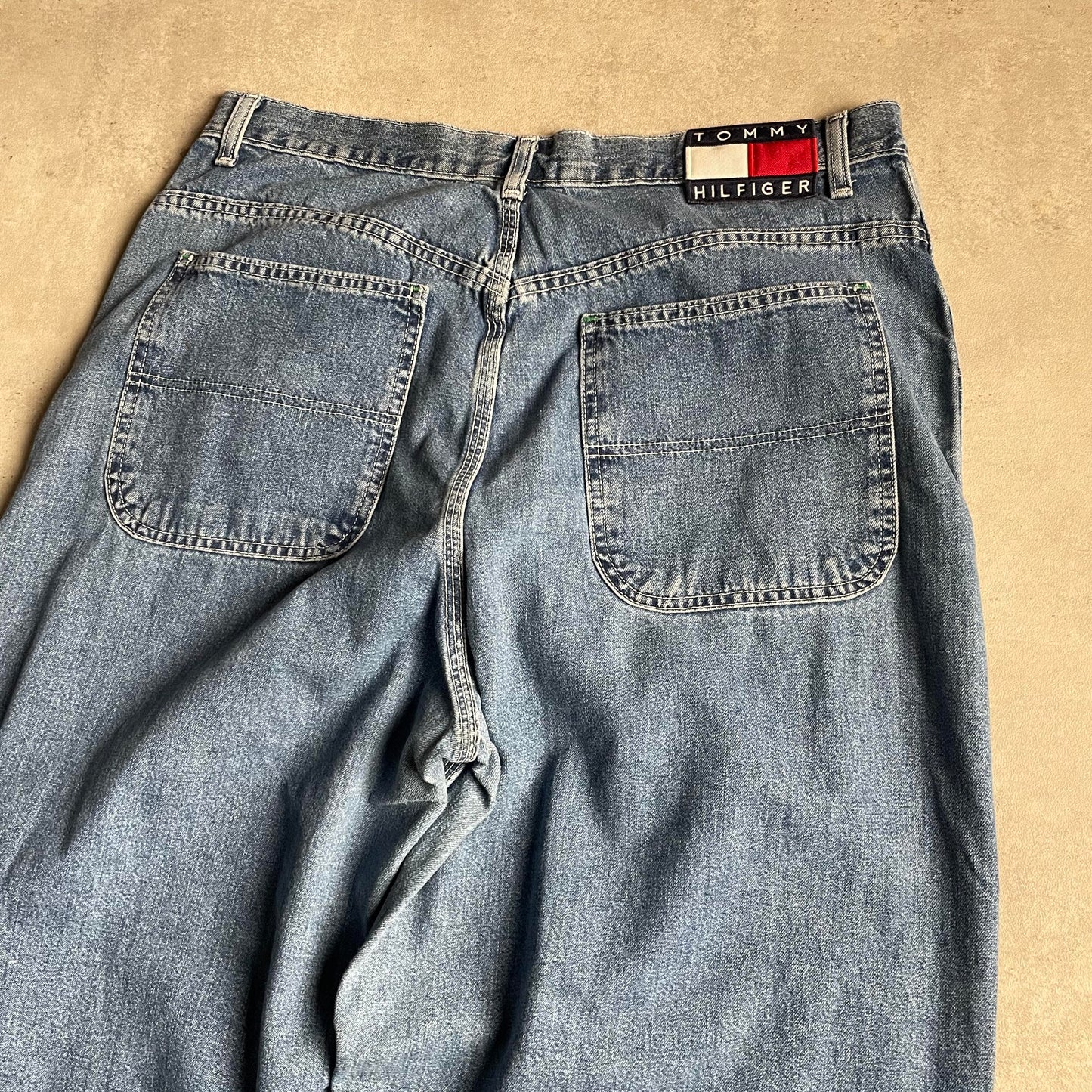 Vintage Tommy Hilfiger baggy farmernadrág