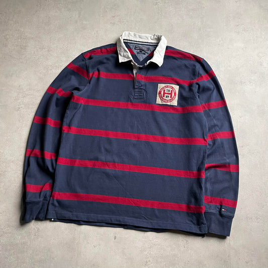 Tommy Hilfiger csíkos rugby shirt