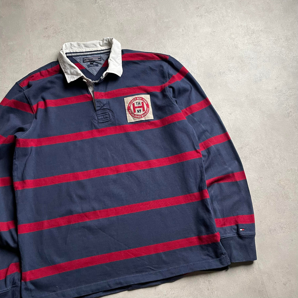Tommy Hilfiger csíkos rugby shirt