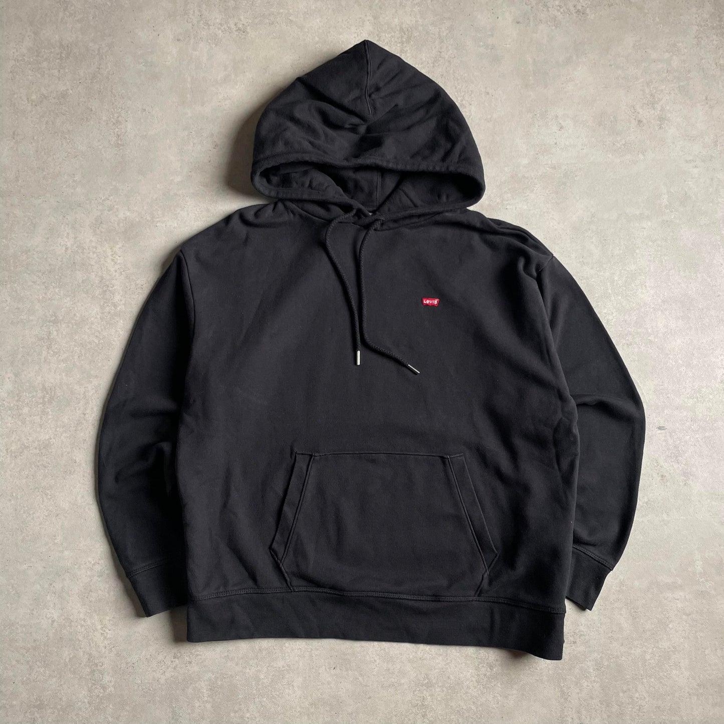 Levi's fekete kapucnis pulóver