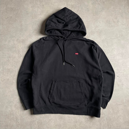 Levi's fekete kapucnis pulóver