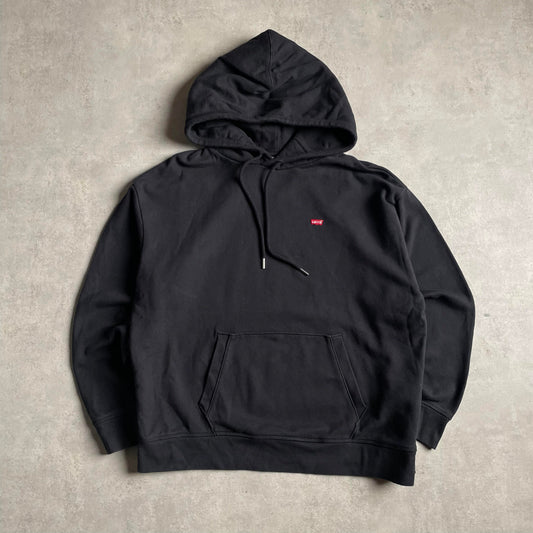 Levi's fekete kapucnis pulóver